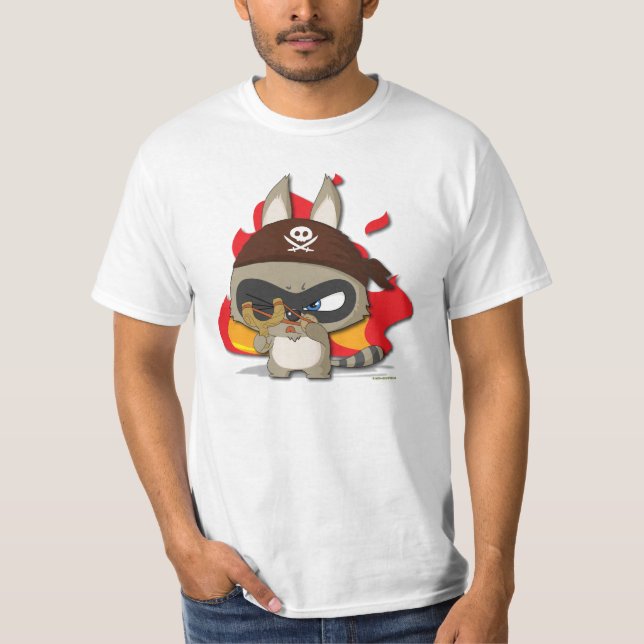 T-shirt mignon de personnage de dessin animé de (Devant)