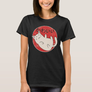 T-shirt Mignon design de chat Maneki Neko japonais, Kawaii