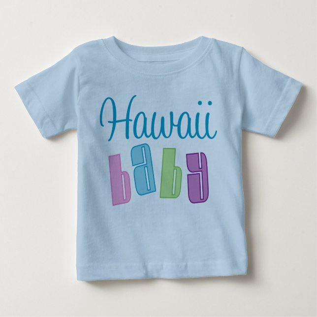 T-shirt mignon d'Hawaï de bébé (Devant)