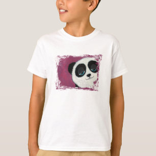 T-shirt mignon d'ours panda