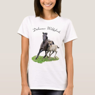 T-shirt _Mignon Dülmener Wildpferde de poulain de cheval