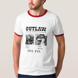 T-shirt mignon et Clyde