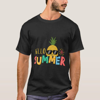 T-shirt mignon Hello Sunshine, t-shirt d'été, t-sh