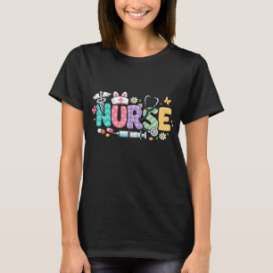T-shirt Mignon infirmière de Pâques Humour médical
