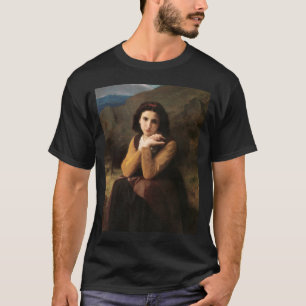 T-shirt Mignon Innocence d'une adolescente, Bouguereau