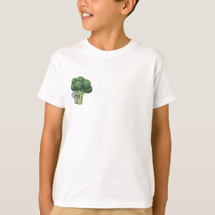 T-shirt Mignon Koala Enlaçant un Enfant d'Arbre de Brocoli