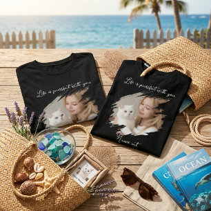 T-shirt mignon "La vie est parfaite avec vous" pou