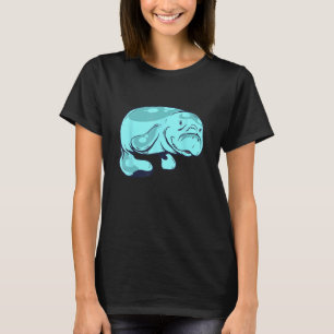 T-shirt Mignon Lamantin Animal Aquatique Animal Marin Lam