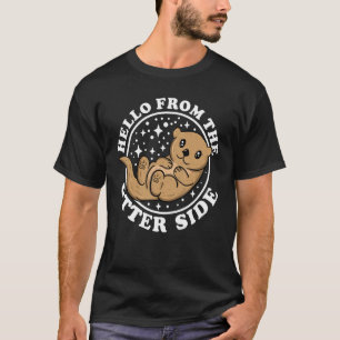 T-shirt Mignon Loutre Pour Femme Poisson Loutre Loutre De