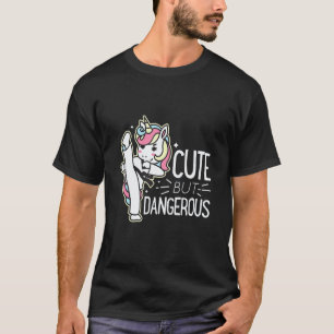 T-shirt Mignon Mais Dangereux Karaté Taekwondo Drôle Pour 
