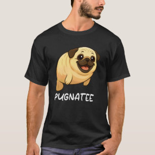 T-shirt Mignon Manatee Pug Pugnatee Amoureux des Animaux G