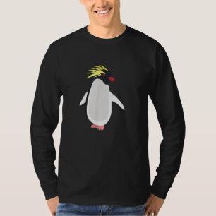 T-shirt Mignon Manchot Rockhopper Drôle Animal Antarctique