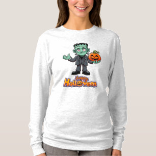 T-shirt Mignon monstre de Frankenstein de dessin animé