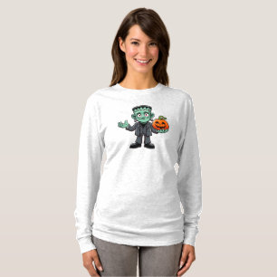 T-shirt Mignon monstre de Frankenstein de dessin animé
