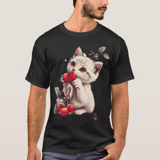 T-shirt Mignon motif de cerise amateur de cerise Artwork