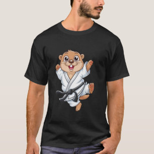 T-shirt Mignon Otter de Karaté Arts Martiaux Drôle pour Ga