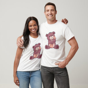 T-shirt Mignon ours en peluche