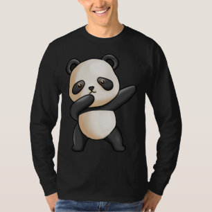 T-shirt Mignon Panda qui fait le Dab Mignon Animal Ours Pa