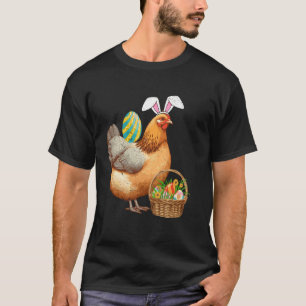 T-shirt Mignon Pâques Œuf Lapin & Poulet Jour de Pâques