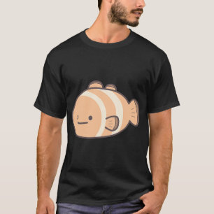 T-shirt Mignon Poisson-Clown Clin d'œil en Pastel