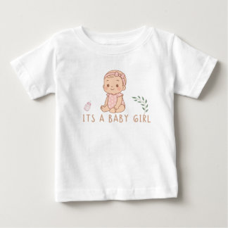 T-shirt mignon pour bébé fille – Doux et élégant