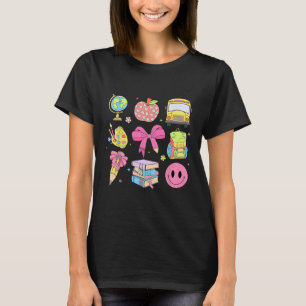 T-shirt Mignon Prépa Ck À l'École Coquette Crayon Arc Ense