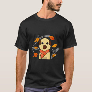 T-shirt Mignon Pug dans une écharpe - Automne 380