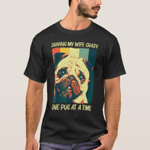T-shirt Mignon Pug Pour Hommes Garçons Animal De Compagnie