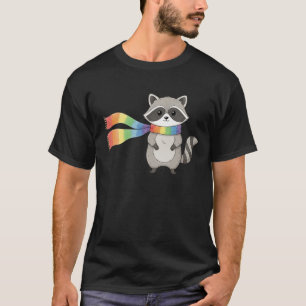 T-shirt Mignon Raccoon Allié L'amour est l'amour Fierté