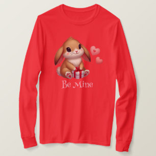 T-shirt Mignon, sois mien lapin de la Saint-Valentin