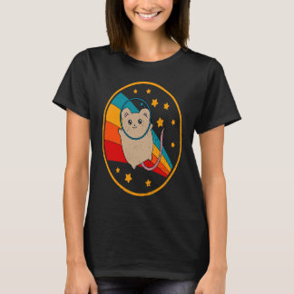 T-shirt Mignon Souris Fantaisie Argente Vintage Animal de 