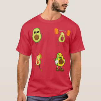T-shirt mignon sticker avocat packsvegan avocadoholics veg