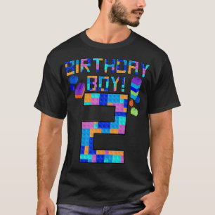 T-shirt Mignonne 2e cadeau d'anniversaire Bâtiment de 2 an