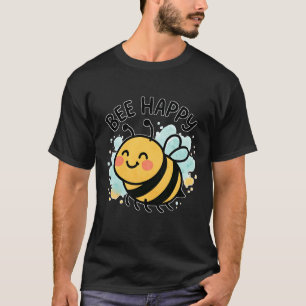 T-shirt Mignonne abeille heureuse dessin animé
