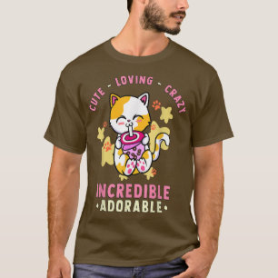 T-shirt Mignonne, Aimante, Incroyable Adorable - Kawaii Bu