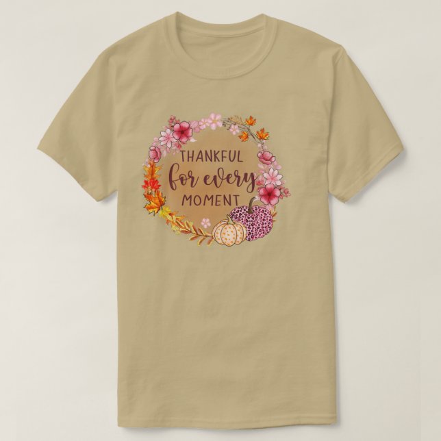 T-shirt Mignonne Automne Pour Les Femmes (Design devant)