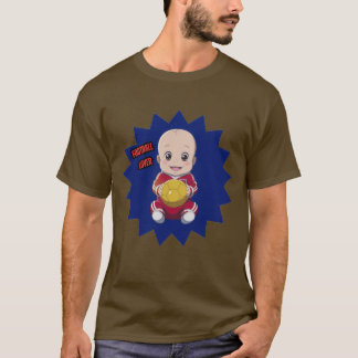 T-shirt Mignonne bébé en tenue de footballeur