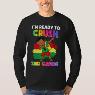 T-shirt Mignonne Black Boy Dabbing Je suis prêt à écraser