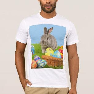 T-shirt Mignonne Bunnyfor Pâques pour une humeur positive