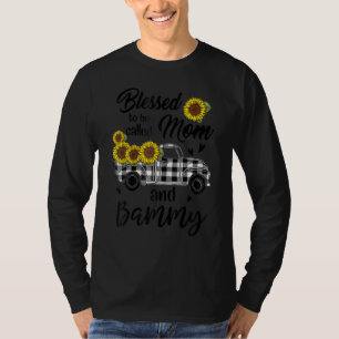 T-shirt Mignonne Camion Plaid Tournesols Heureux D'Être Ap