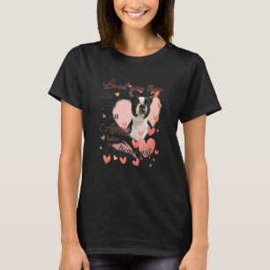T-shirt Mignonne Carlin Maman Coeurs Joyeux Fête des Mères