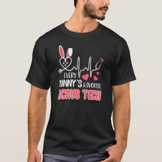 T-shirt Mignonne Chaque lapin est Favorite Scrub Tech Rn N