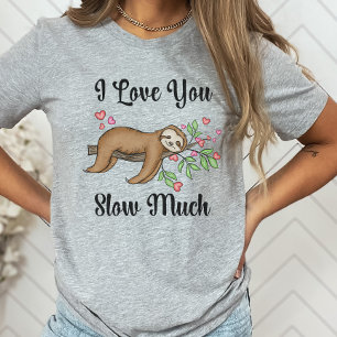 T-shirt Mignonne Chemise Fantastique, Je T'Aime Beaucoup L