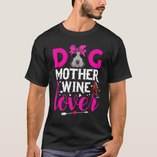 T-shirt Mignonne chien Mère Bernese Mountain Dog Fête des