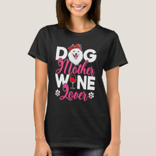 T-shirt Mignonne Chien Mère Esquimau Américain Chien Fête 
