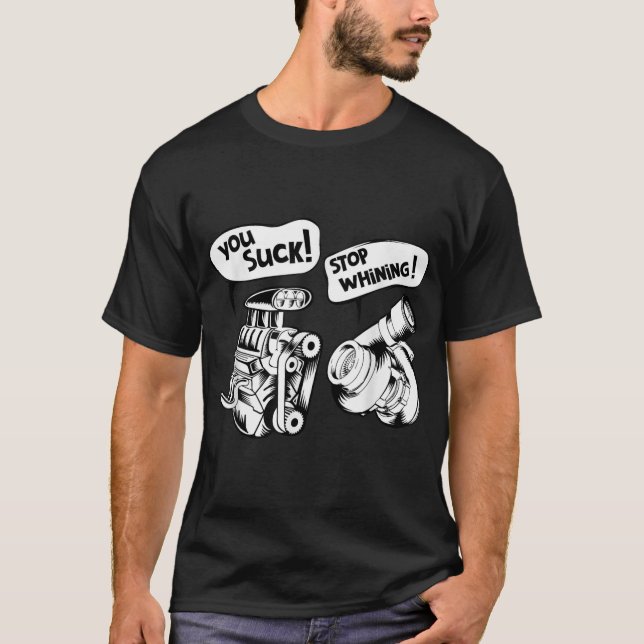 T-shirt Mignonne, Chut ! Arrêtez de pleurer ! Ingénieur mé (Devant)