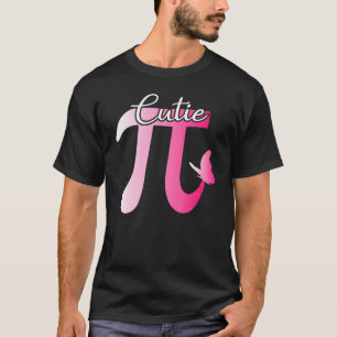 T-shirt Mignonne Et Drôle Cutie Pi Math Papillon À Tarte P