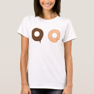 T-shirt Mignonne et drôle deux beignets beignets design t-