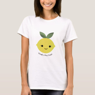 T-shirt Mignonne et drôle Simplement le citron Zest Kawai