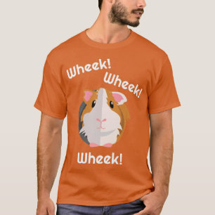 T-shirt Mignonne et drôle Wheek Guinée Propriétaire de por